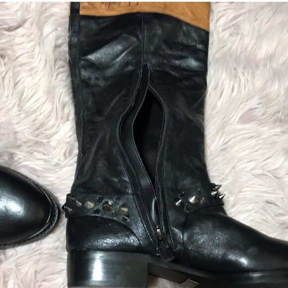 Amazing Sam Edelman Studded Real Leather Boots - Picture 3 of 8